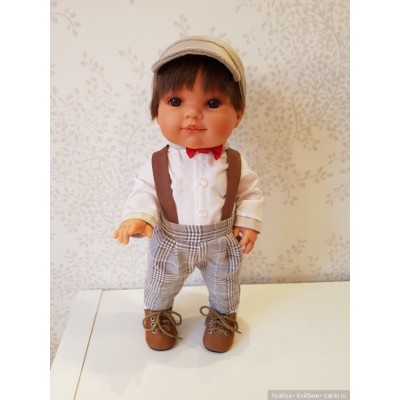 Кукла мальчик в кепке 60см  говорящая ар.24009